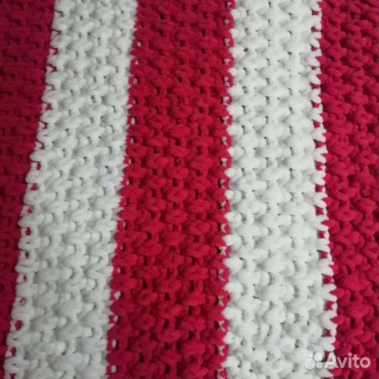 Подушка-сердечко, плед