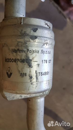 Трубка кондиционера renault logan 1 8 кл. K7M