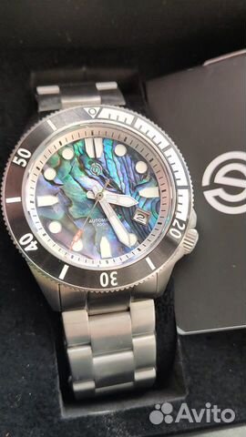 Часы Signum Cuda Abalone 42mm
