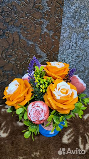 Мыльные цветы