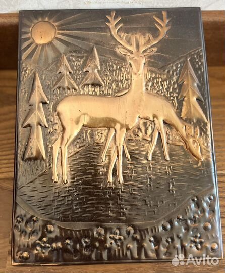 Чеканка медная СССР