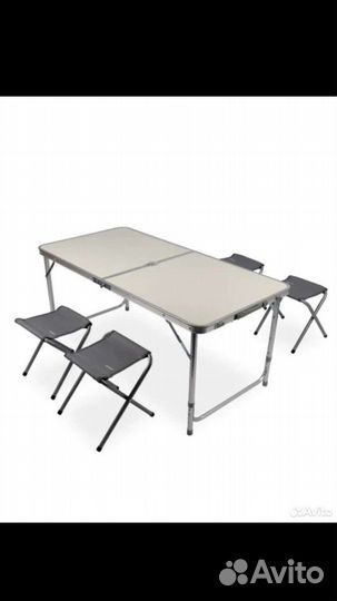 Стол туристический +4 стула Новый