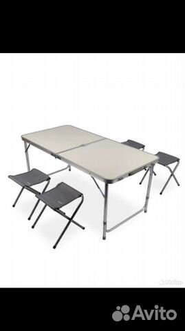 Стол туристический +4 стула Новый