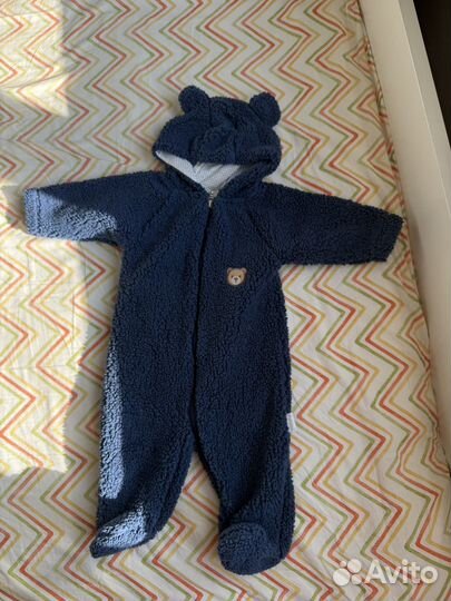 3 больших пакета с детской одеждой 62-74