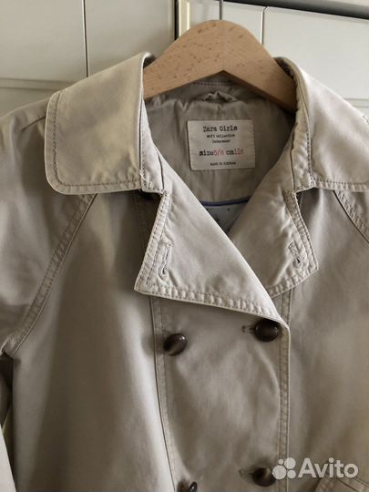 Плащ для девочки zara 116