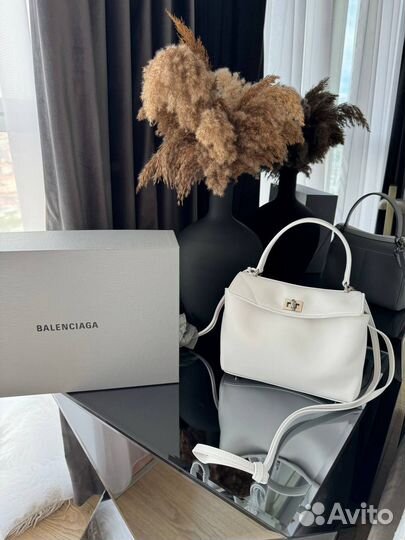 Сумка Balenciaga rodeo mini белая