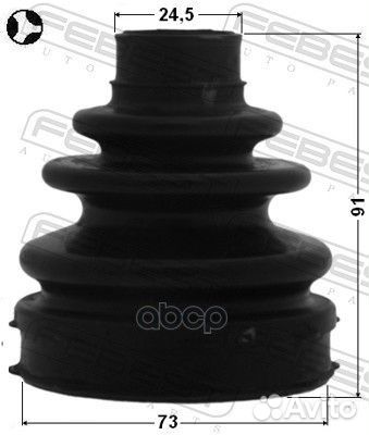 Пыльник шрус внутренний (73X91X24.5) комплект T