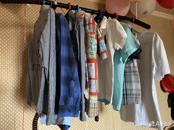 Рубашки на рост 128-140 много