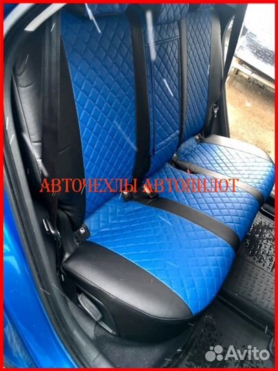 Чехлы Автопилот Hyundai Tucson 3 из экокожи Ромб