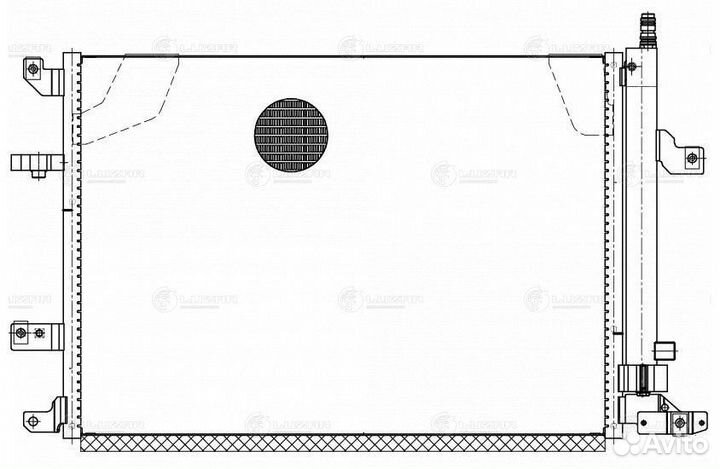 Радиатор кондиционера Вольво S80 98