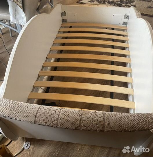 Детская кровать машина BMW бу с матрасом