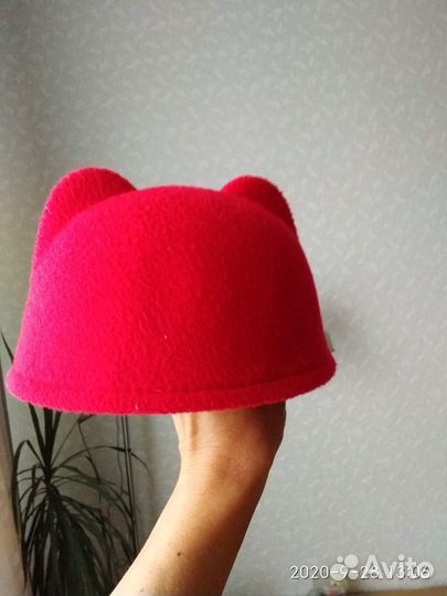 Кепка для девочки с ушками