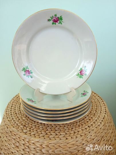 Фарфоровые тарелки, Болгария - Винтаж 1960-е годы