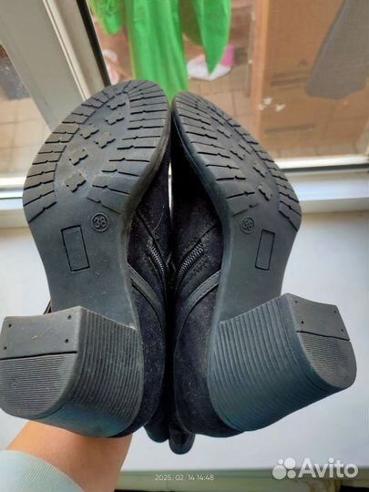 Ботильоны под замшу Разм 38 Каблук 7,5см