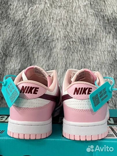 Nike Dunk Low Pink Оригинал Розовые