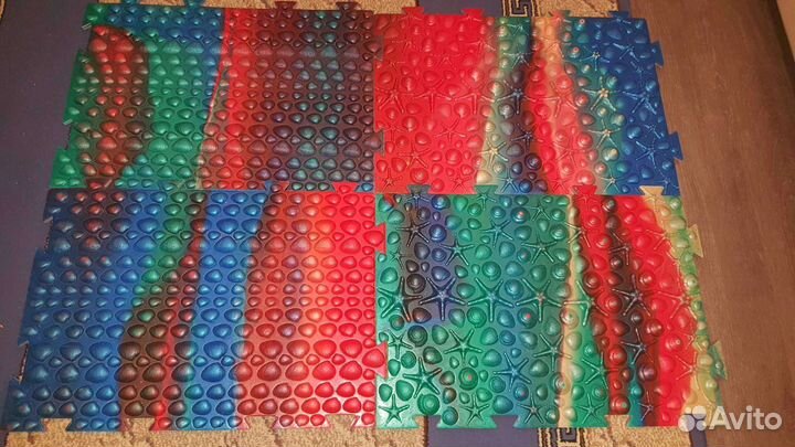 Развивающий коврик ортопедический 4шт