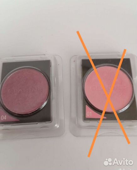 Румяна-тестеры Clarins joli blush, 01 и 04