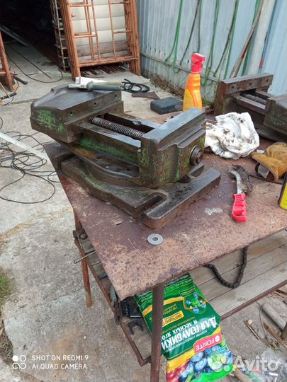Тиски станочные большие СССР