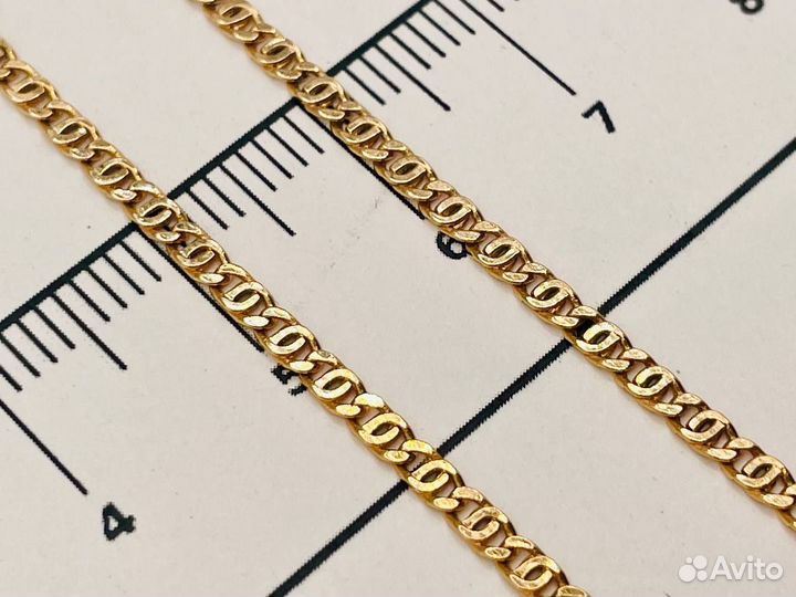 Цепь золотая 59 см (Lenina)