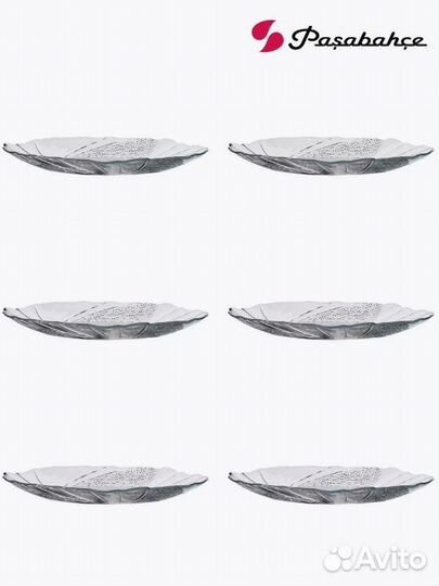 Обеденные тарелки 6 шт 24 см набор, новый