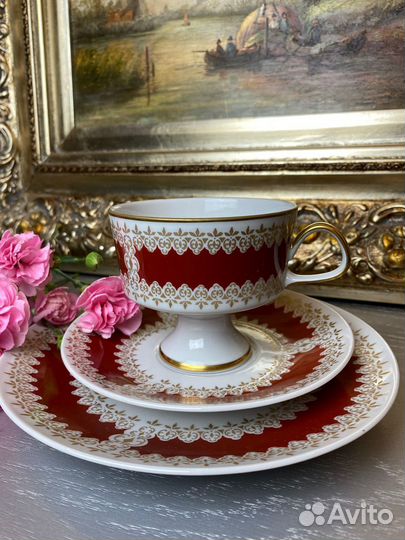 Чайное трио Lichte Porzellan Fine China