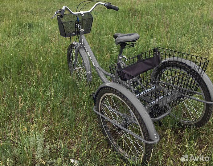 Трехколесный велосипед для взрослых с 6 скоростями