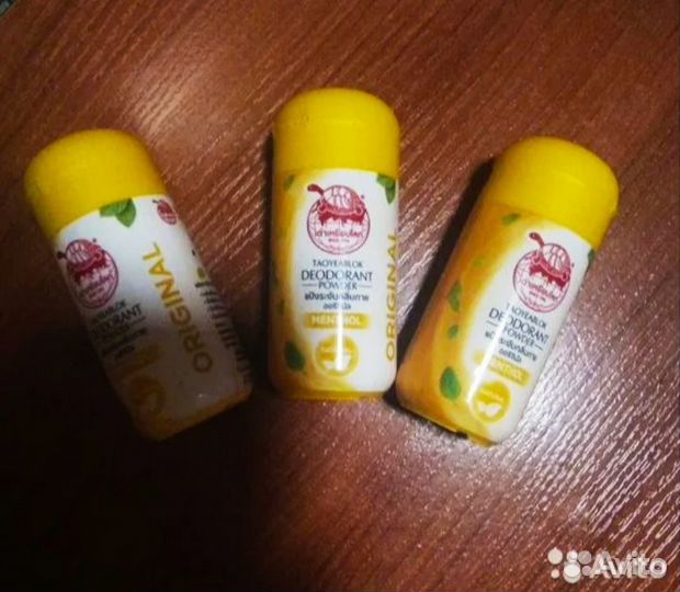 Тальк для ног против пота и запаха.Таиланд