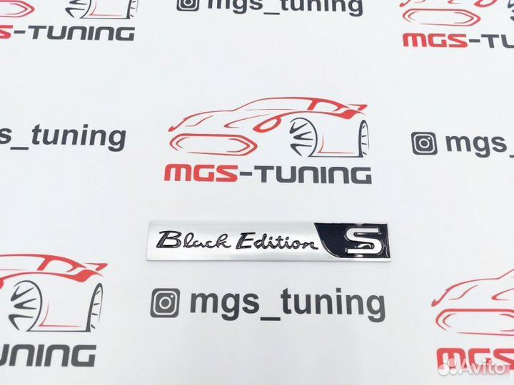 Шильдик Black Edition S