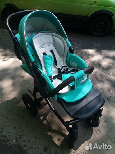 Коляска Tutis Nanni 2 в 1 цвет мятный
