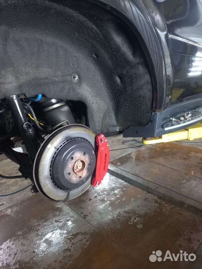 Металлические накладки на суппорта мерседес амг