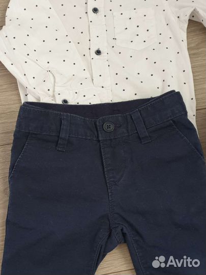 Рубашка и брюки на мальчика 80-86