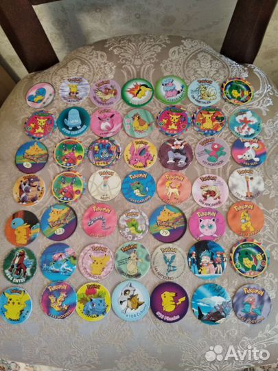 Фишки кэпсы покемоны из 90х