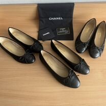 Chanel балетки натуральная кожа