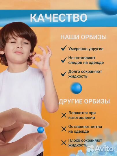 Орбиз гидрогелевые пули