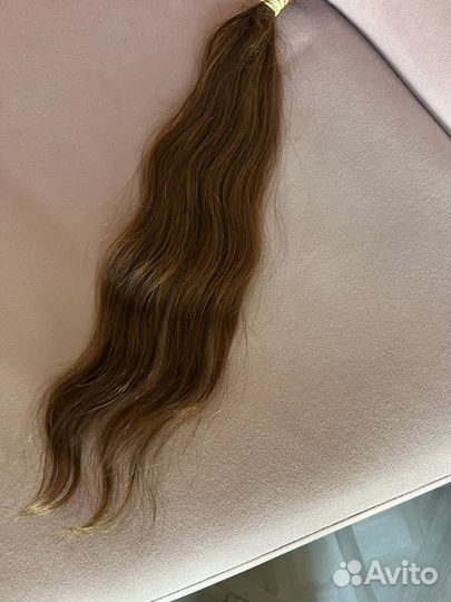 Волосы для наращивания славянка, 40 см, срез