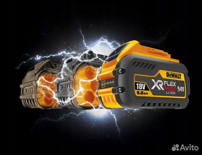 Аккумулятор flexvolt Dewalt DCB547 9ач 18В/54В