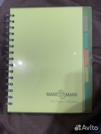 Тетрадь 120 листов в клетку с разделителями