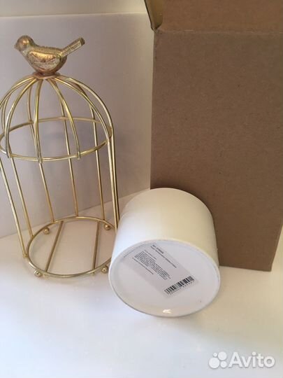 Кашпо «Золотая клетка»