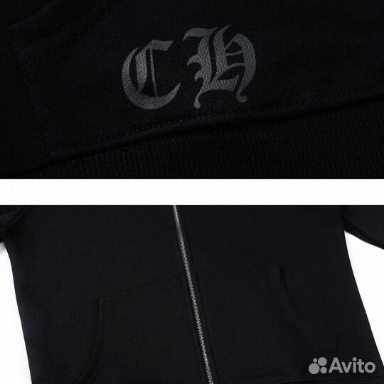 Толстовка (зип-худи) Chrome Hearts