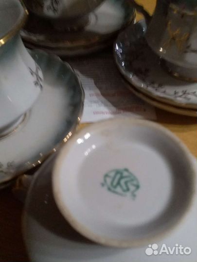 Чайные тройки фарфор СССР