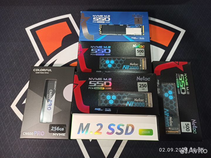 Ssd M2 nvme 250-500Gb