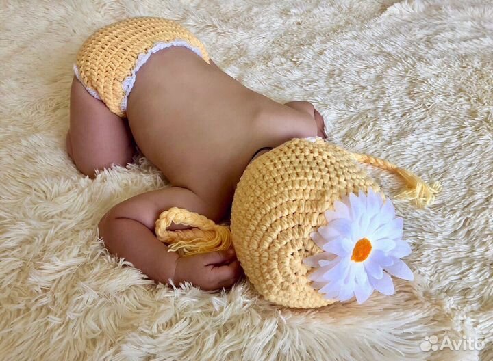 Костюм для новорождённых/цветок