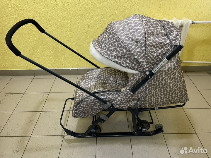 Детские санки коляска ника