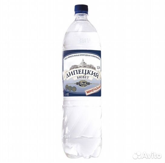 Минеральная вода Липецкий Бювет газированная 1,5л