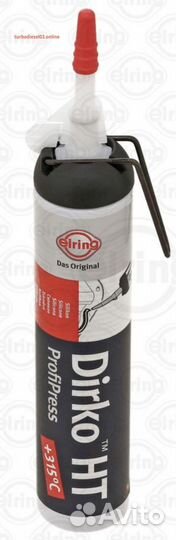 Герметик формирователь прокладок черный Dirko HT ProfiPress 200мл 471501 elring