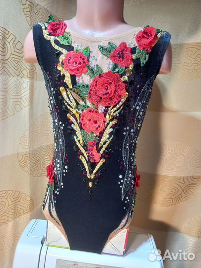 Купальник для художественной гимнастики рост 135