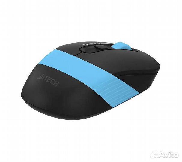 Беспроводная мышь A4Tech Fstyler FG10, черный/сини