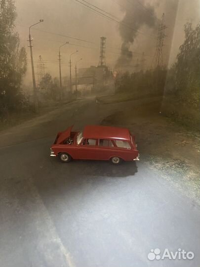 Модель автомобиля москвич 427 СССР