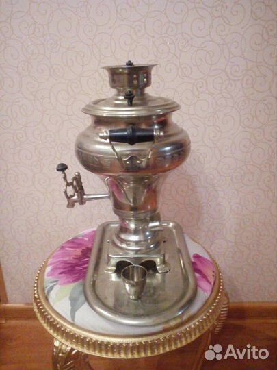 Самовар электрический латунный