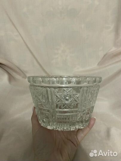 Ваза хрустальная